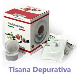 Immagine di 10 Cialde Tisana Depurativa in foglia compatibili Lavazza POINT